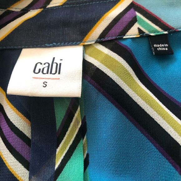 CAbi Ascot Sheer Sleeveless Top - Picture 10 of 16